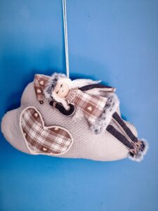 Déco de chambre, lutin sur nuage