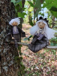 Couple de lutins à suspendre